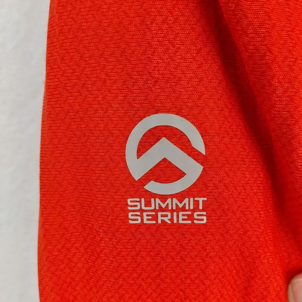 The North Face Summit Series Jacket Mens L Red Full Zip L2 FuseForm Grid Fleece